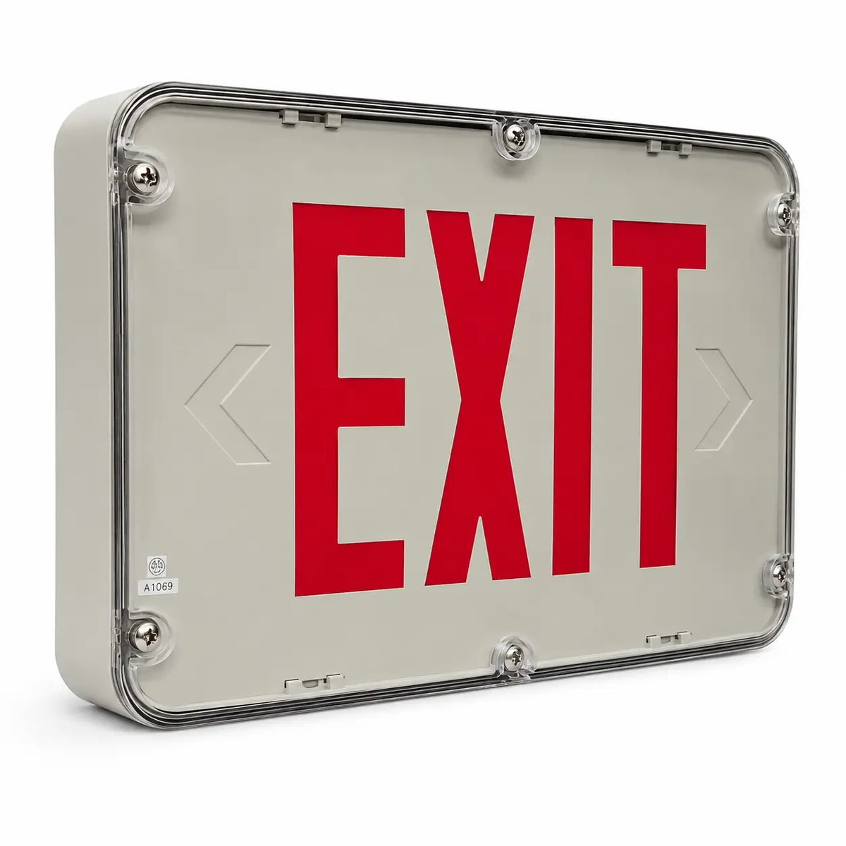 Vandal Resistant Nema4x Exit Sign- IP65 and NSF Rated