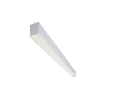 White 4ft linear architectural direct fixture.
