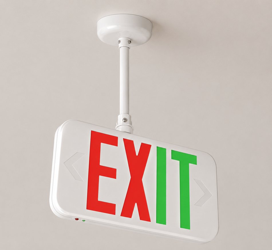Pendant Mount Kits For Exit Signs and Emergency Lights