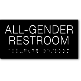 ALL GENDER RESTROOM ADA Sign