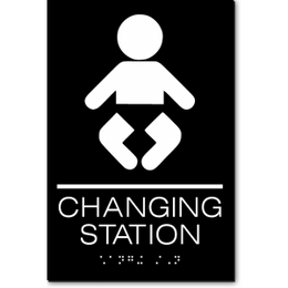 CHANGING STATION ADA Sign