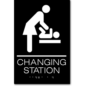 CHANGING STATION Women ADA Sign