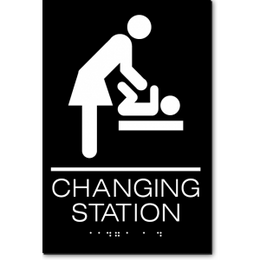 CHANGING STATION Women ADA Sign