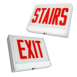 Stairs and Exit Signs for City of Chicago - Steel housing - 2 hour battery 