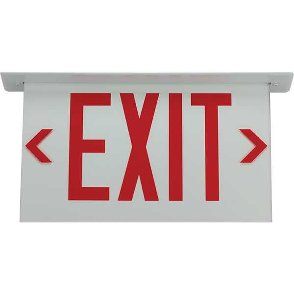 Chicago Approved Exit Signs -120 Minute Battery- Glass Panel - UL ...
