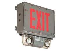 Class 1 Div 2 Hazardous Location Combo Exit Sign - Explosion Proof
