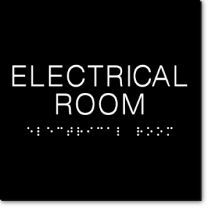 ELECTRICAL ROOM Sign