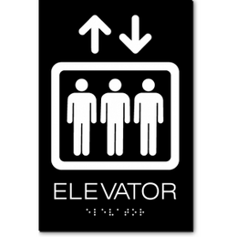 ELEVATOR ADA Sign