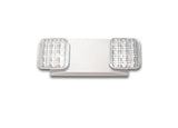 LED Emergency Light Fixture - White Surface Mount - Modern Design