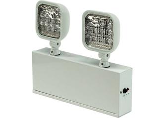 120 Minute Steel Emergency Light LED Steel Housing  6 Volt 1 Watt Heads