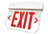 Edge Lit Universal Mount Exit Sign - Thermoplastic Housing - UL Listed