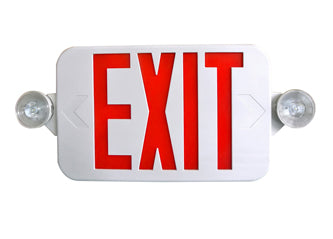 Remote Capable Combo Exit Sign With Lights 