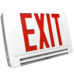 Remote Capable Combination Exit Sign with LED Light Bar- UL Listed ...