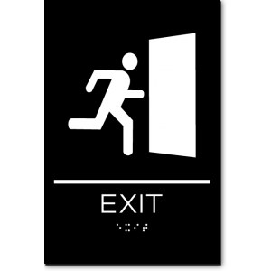 EXIT GRAPHIC ADA Sign