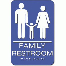 FAMILY RESTROOM Sign - Styrene
