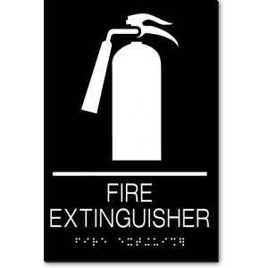 FIRE EXTINGUISHER ADA Sign