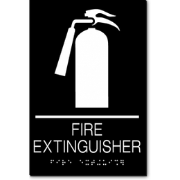 FIRE EXTINGUISHER ADA Sign