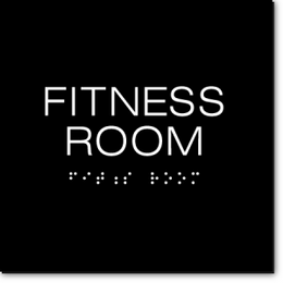 FITNESS ROOM Sign