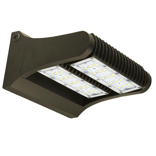 Adjustable Wall Pack 60 Watt LED - Color Selectable 8000 Lumens