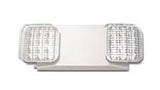 LED Emergency Lights White Housing - Modern Design Case Price 2 Fixtures 