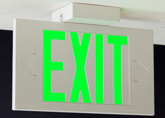 Exit Sign Dual Led Light Emergency Exit Panel Sign With LED Emergency