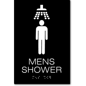 MENS SHOWER ADA Sign