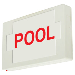 pool illuminated led sign