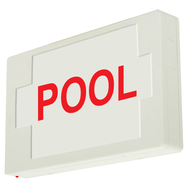 POOL SIGN - LED - UNIVERSAL MOUNT - BATTERY – Exit Sign Warehouse