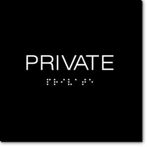 PRIVATE Sign