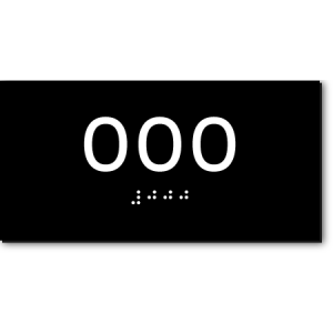 ROOM NUMBER ADA Sign