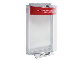 STI-13020FR Pull Station Fire Alarm - Universal Stopper with Horn-Surface Mount