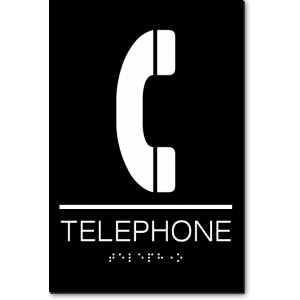 TELEPHONE ADA Sign
