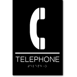TELEPHONE ADA Sign