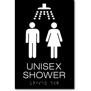 UNISEX SHOWER ADA Sign