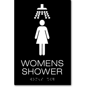 WOMENS SHOWER ADA Sign