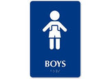 ADA Braille Boy Restroom Symbol