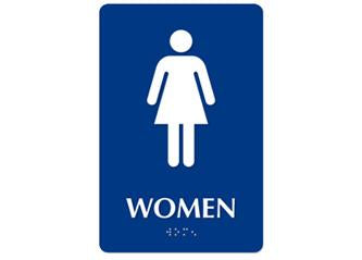 ADA Braille Woman Restroom Symbol