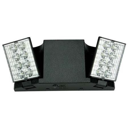Black exit light with battery 