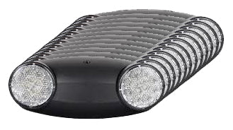 Black Emergency Lights with 90 Minute battery 