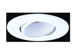White Stepped Baffle BLHV303 Trim 50W/MR16