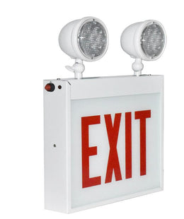 Steel Chicago Compliant Exit Sign with Lights 