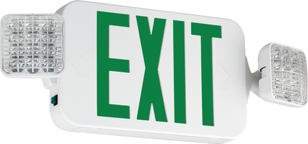 Green Exit Sign with Lights Case of 6 