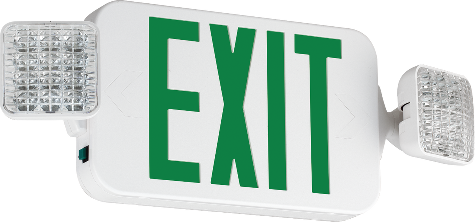 Green Exit Sign with Lights Case of 6 