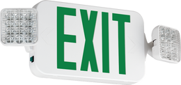 Green Exit Sign with Lights Case of 6 