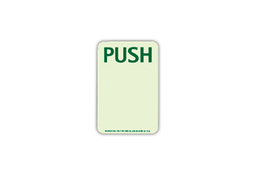 Push Door Handle Sign