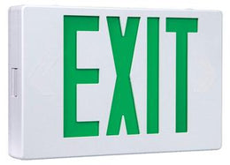 Exit Sign Two Circuit Operation - 2 inputs one for AC Power and a Generator Power 