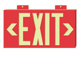 Photoluminescent Framed Exi Glow Series Exit Sign