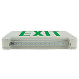 Emergency Exit Sign with Lights on the Bottom with a universal mount 