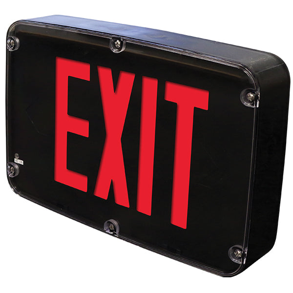 -40 Freezer Rated Exit Sign Battery - NEMA4x Compliant -RED 