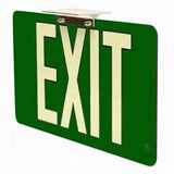 Wireless Green Exit Signs Non Electric 20 Year life UL Listed 
